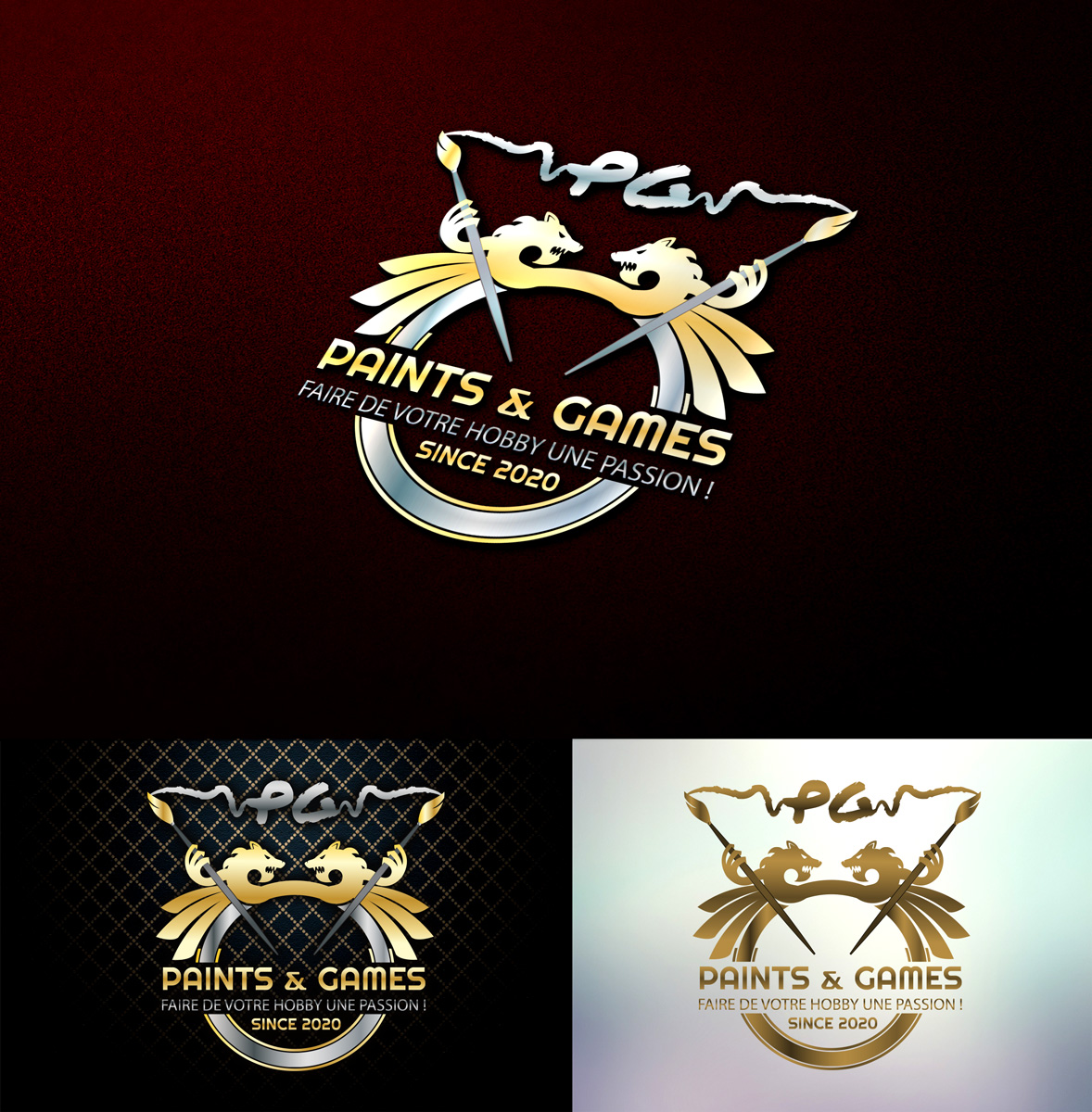 Logo Design by Wonderful design for Paints & Games | Design #24081944