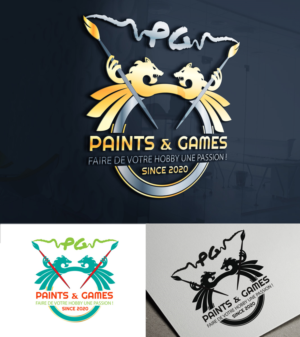 Logo Design by Wonderful design for Paints & Games | Design: #24081945