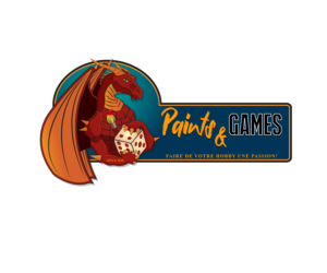 Paints & Games / Faire de votre Hobby une Passion ! / Since 2020 | Logo Design by InkThink by Scaurus