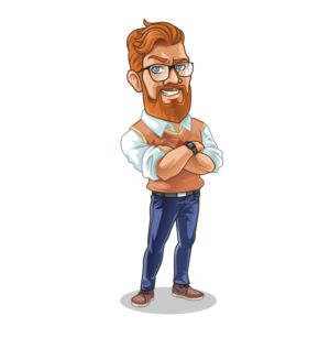 Looking for G.U.S., a cool hipster-type guy to represent our new IT solution. | Character Design by icirotrisna