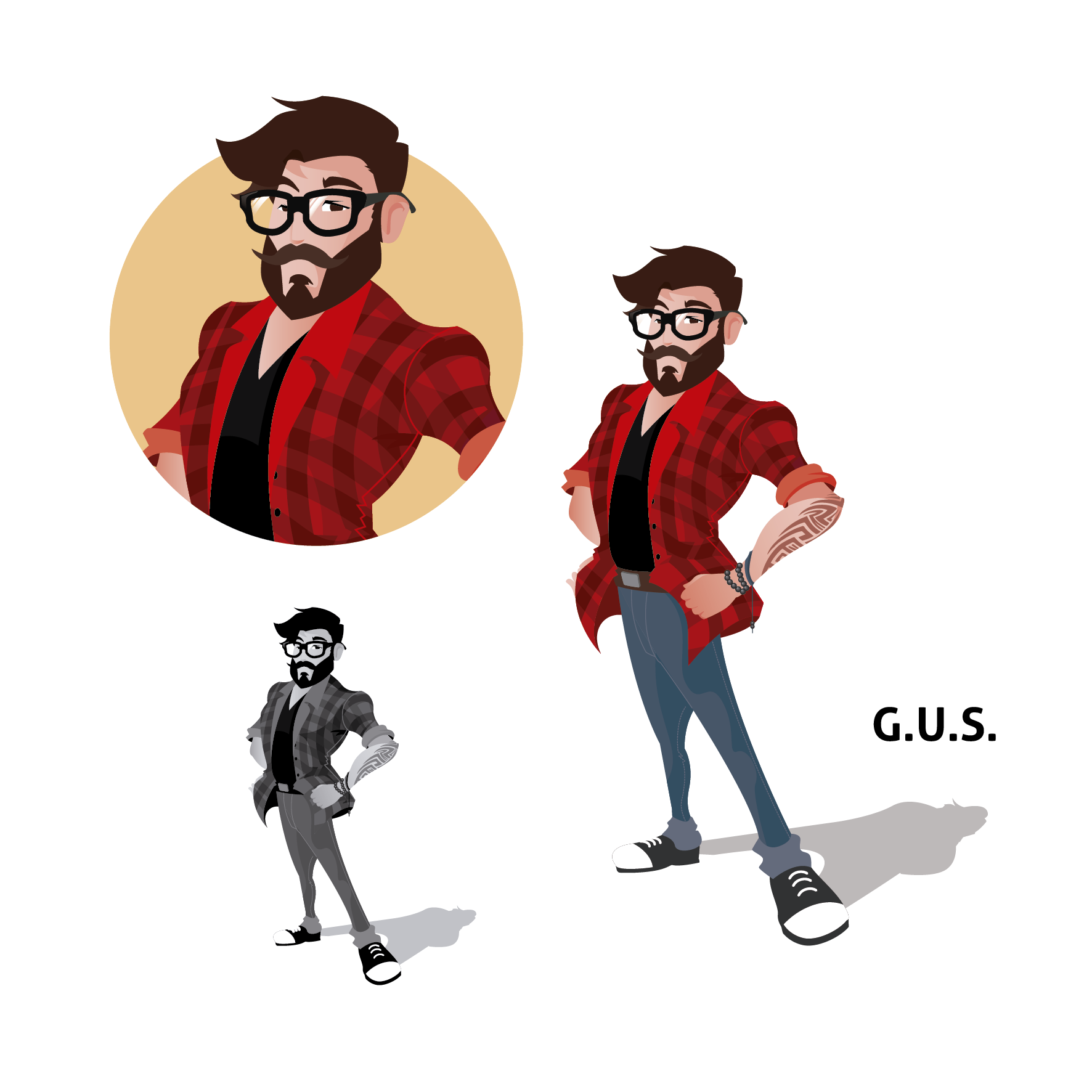Character Design by Gabriel T. Marques for this project | Design #24118685