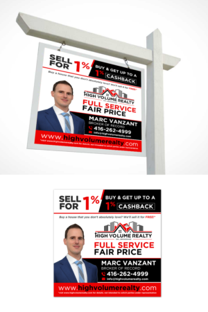 Real Estate Sale Sign Required – 36” x 36” | Graphic Design by ZeneFashions