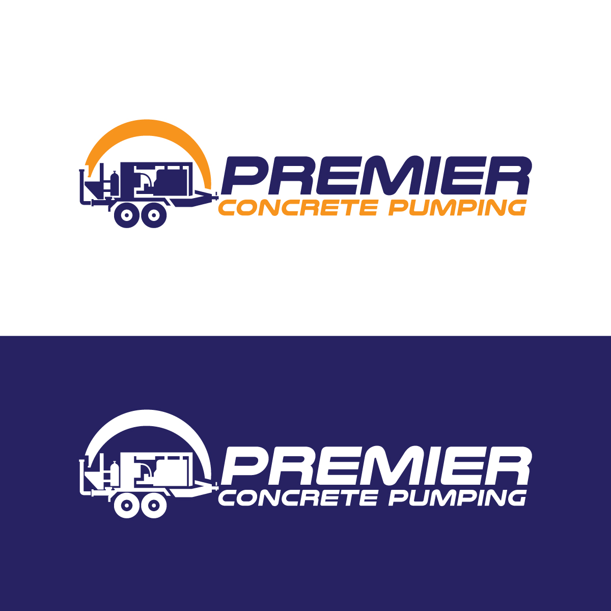 Logo Design by Graphic Bricks for PREMIER CONCRETE PUMPING | Design #24082154