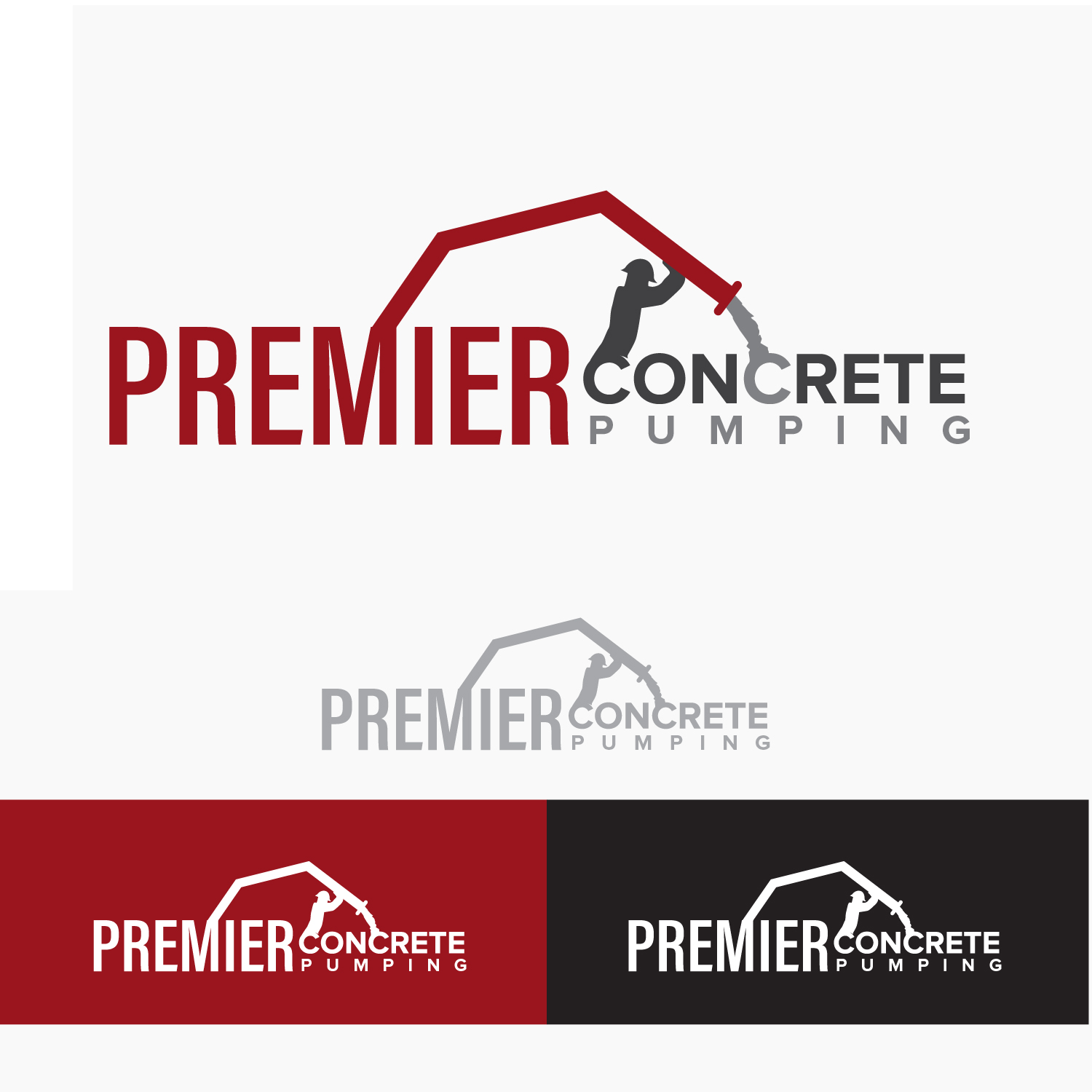 Logo Design by Maxo-Biz for PREMIER CONCRETE PUMPING | Design #24082100
