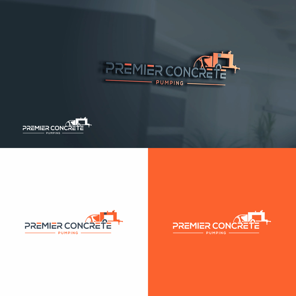 Logo Design by mbah suratman for PREMIER CONCRETE PUMPING | Design #24081811