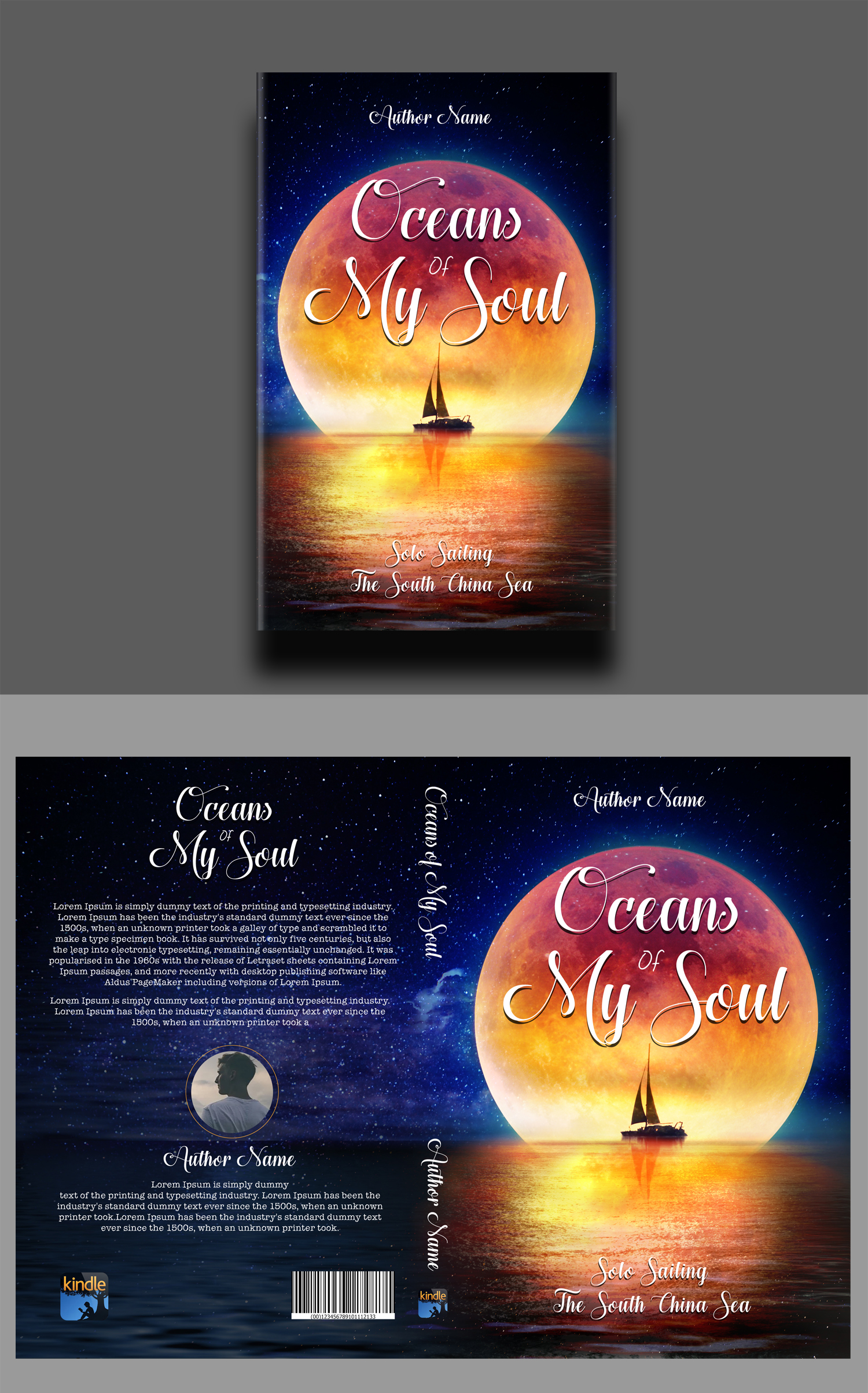 Book Cover Design by RGraphic for Gillie Sails Solo | Design #24142168