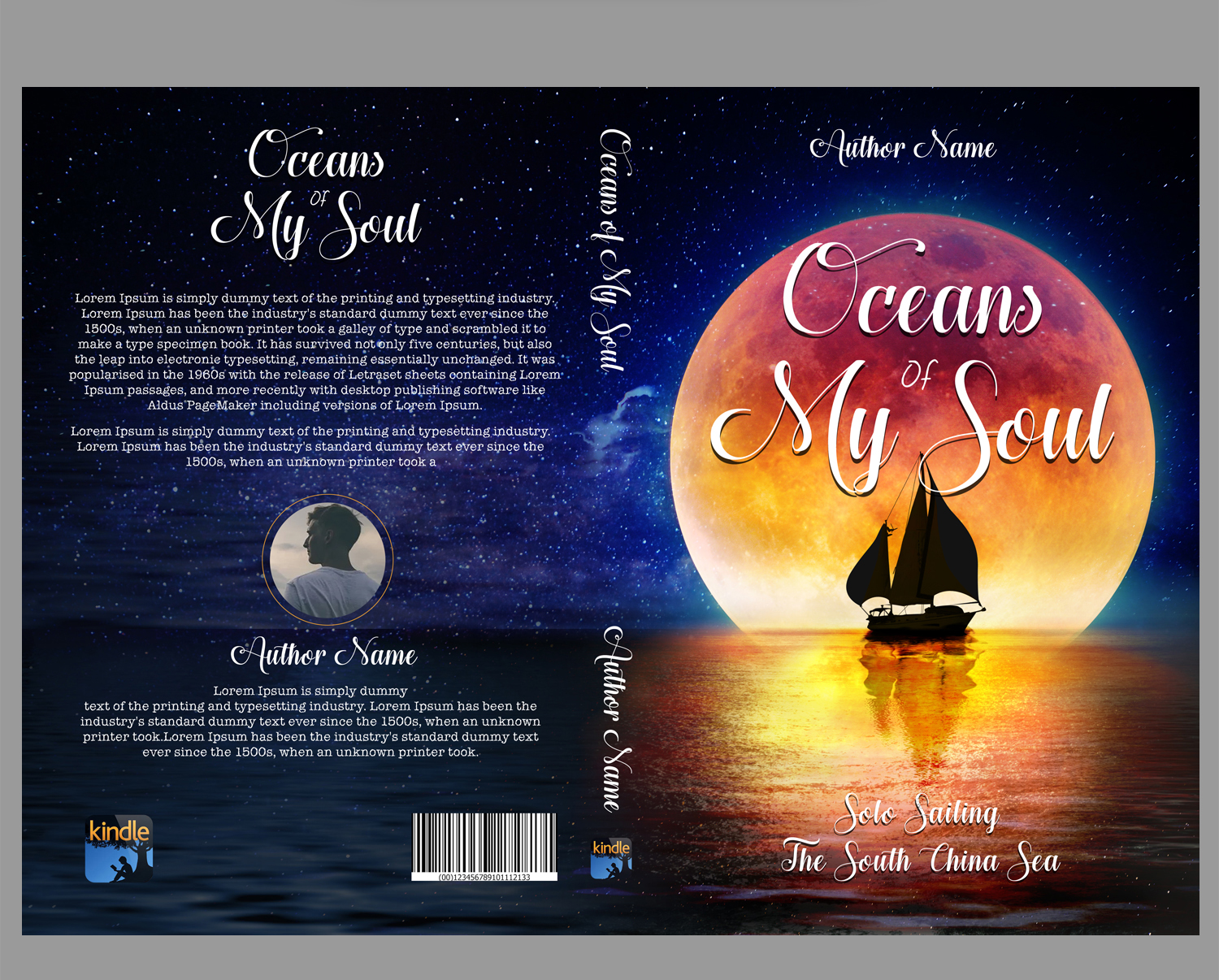 Book Cover Design by RGraphic for Gillie Sails Solo | Design #24232424