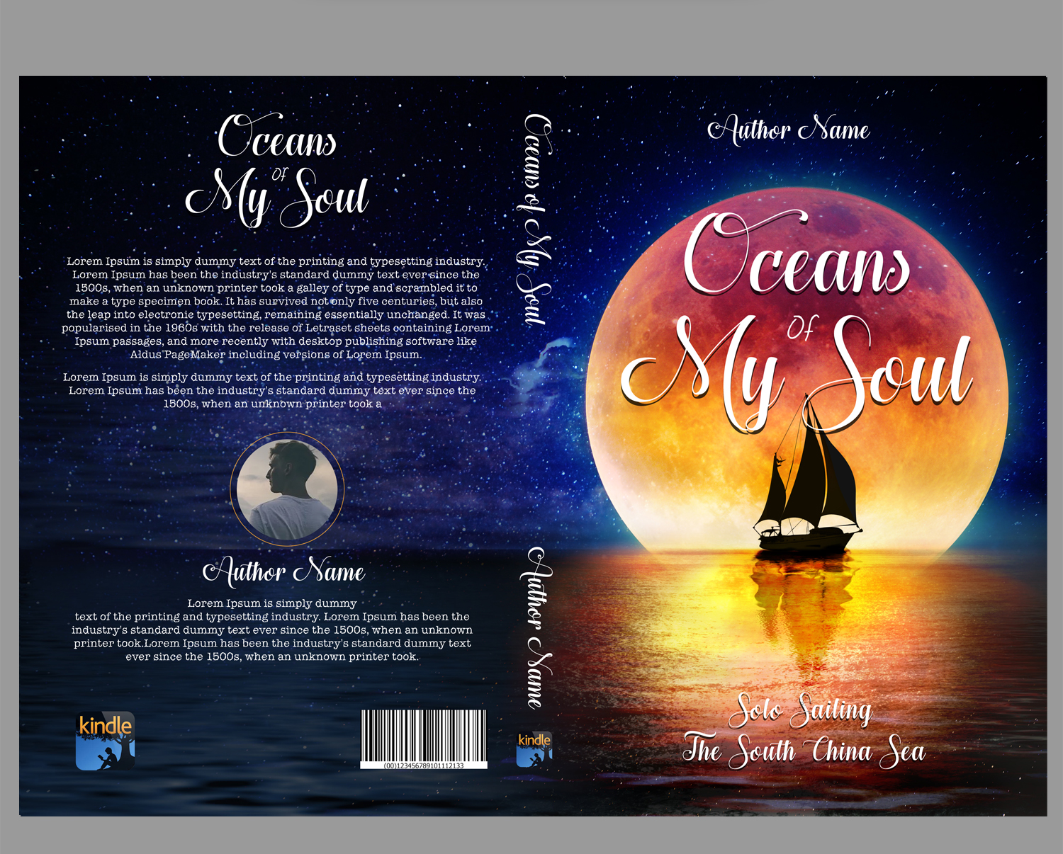 Book Cover Design by RGraphic for Gillie Sails Solo | Design #24233058