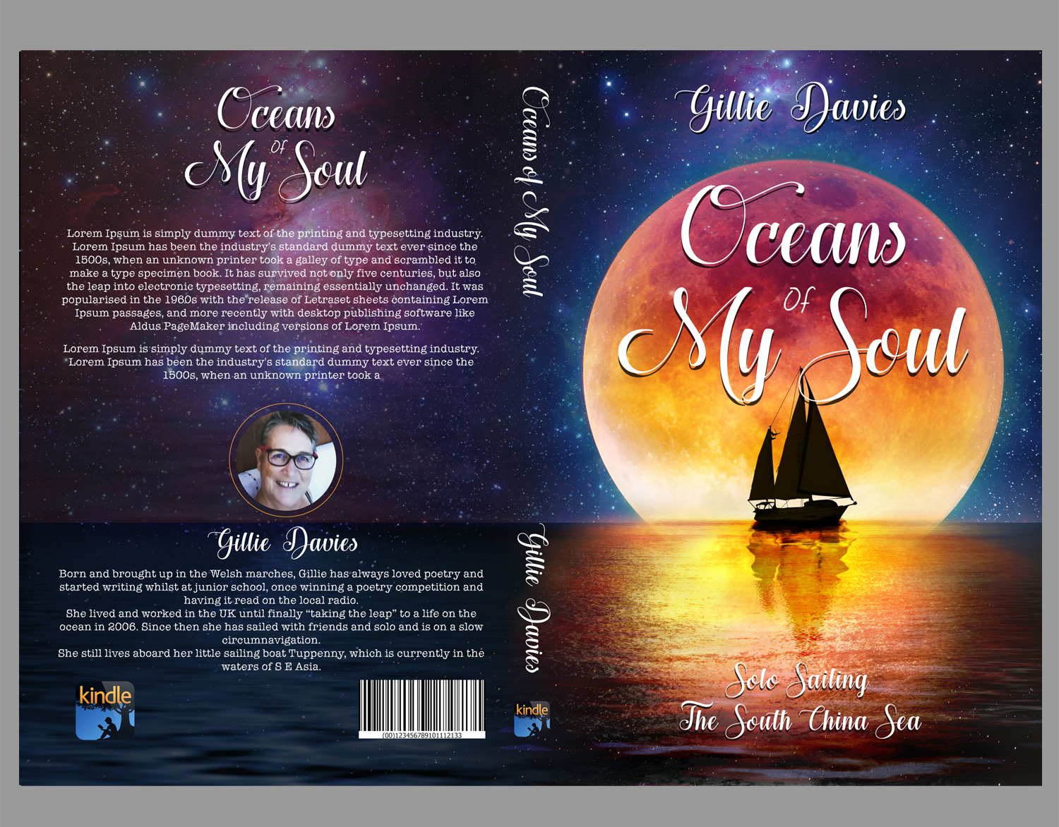 Book Cover Design by RGraphic for Gillie Sails Solo | Design #24341400