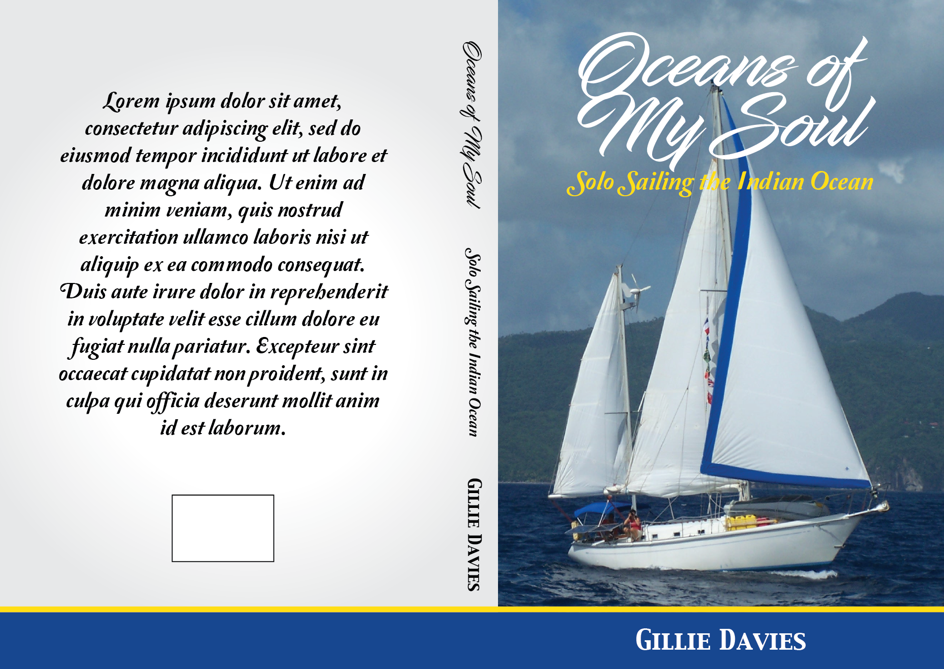 Diseño de portada de libro por buana, sathya para Gillie Sails Solo | Diseño #24152973