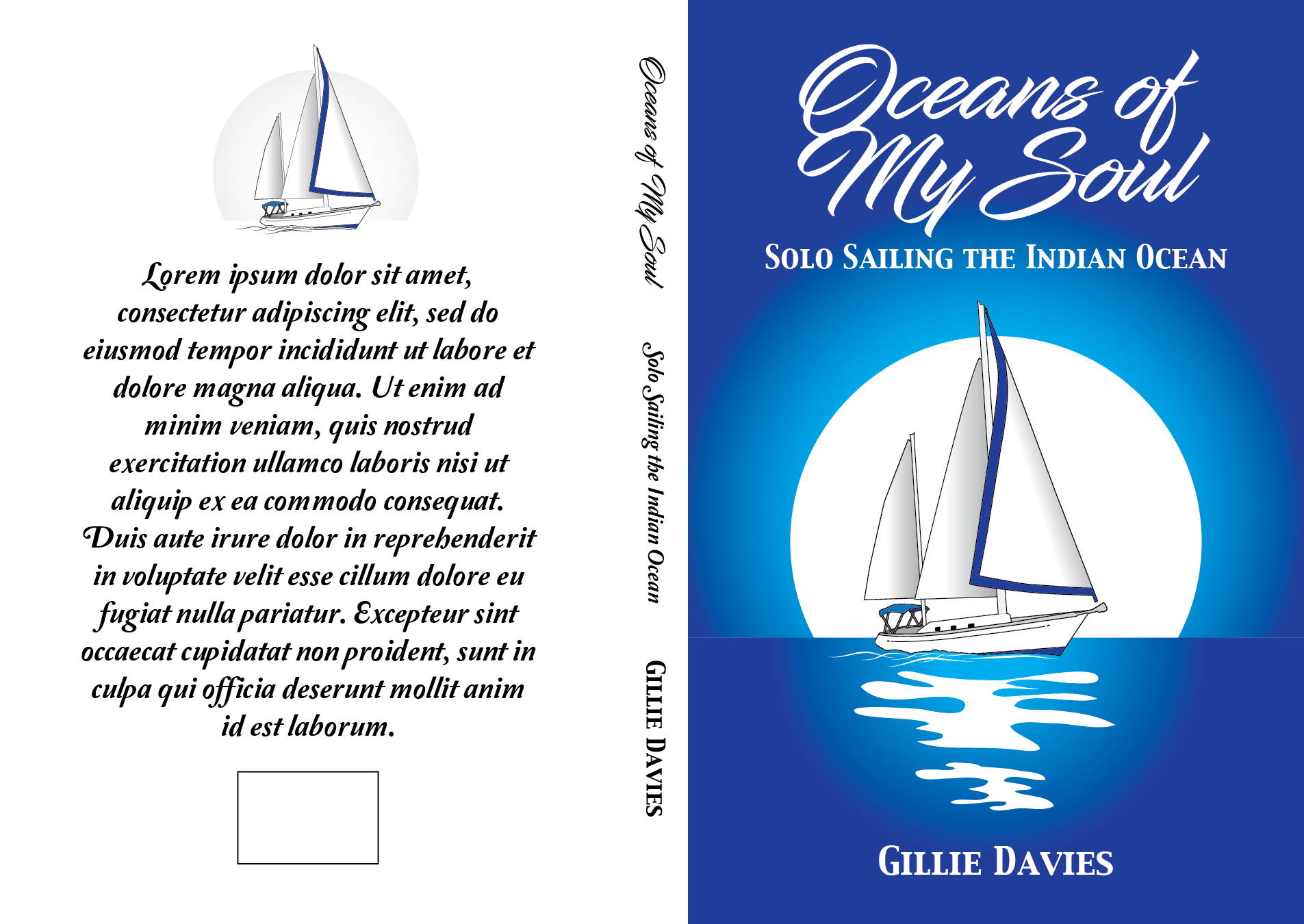 Book Cover Design by buana, sathya for Gillie Sails Solo | Design #24152978