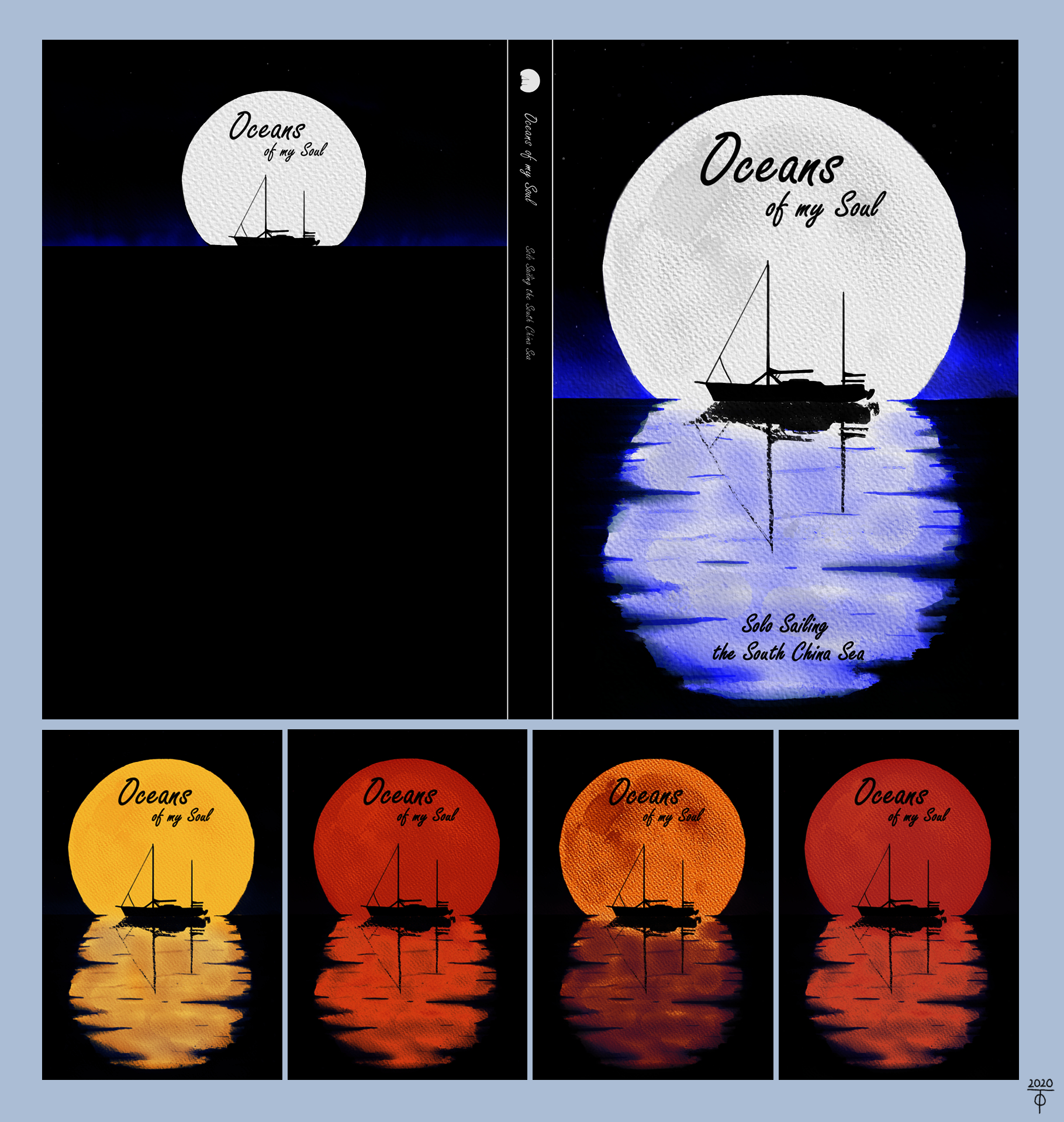 Design de Couverture de Livre par Tomasz Ostrowski pour Gillie Sails Solo | Design #24128683