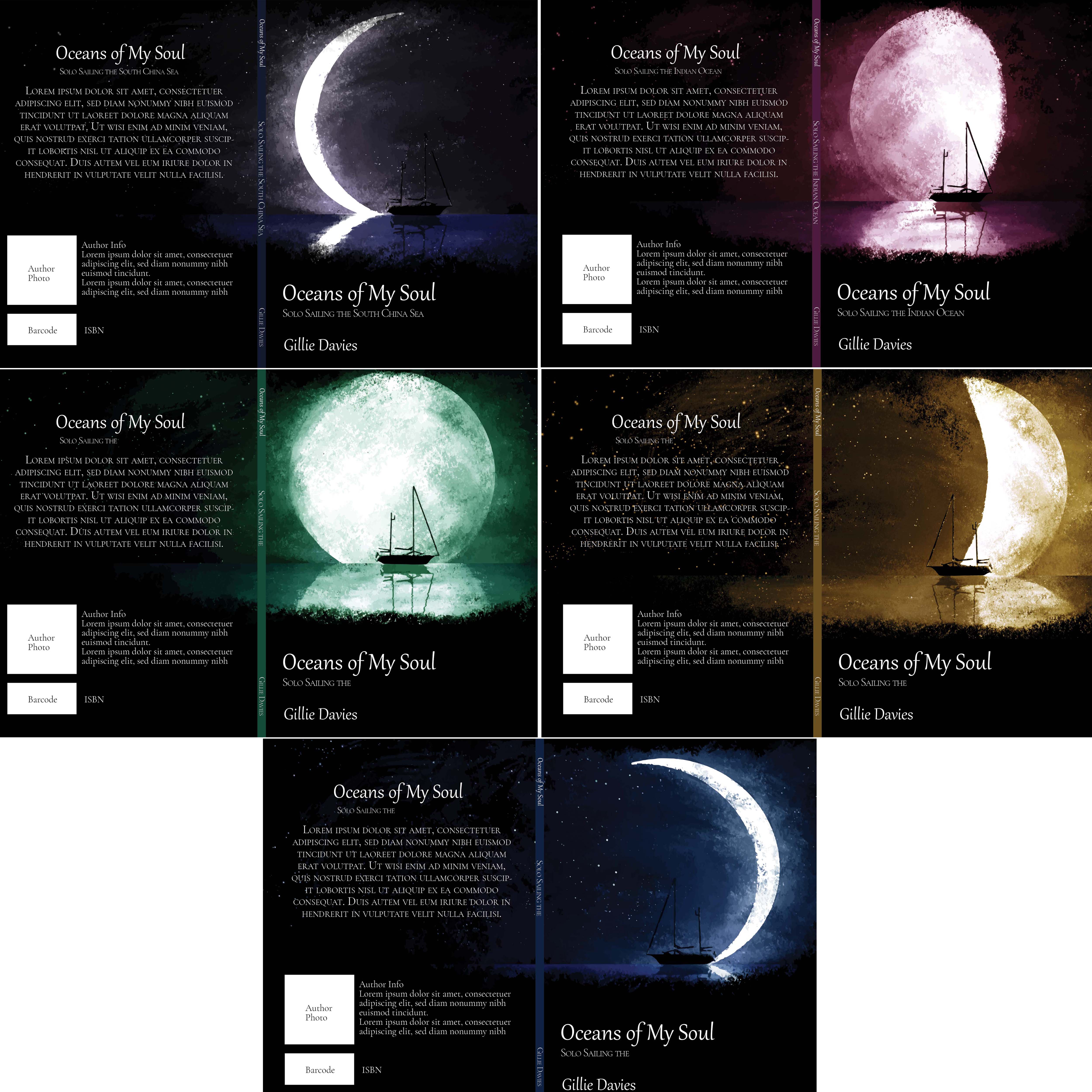 Book Cover Design by Jana.Jana for Gillie Sails Solo | Design #24129140