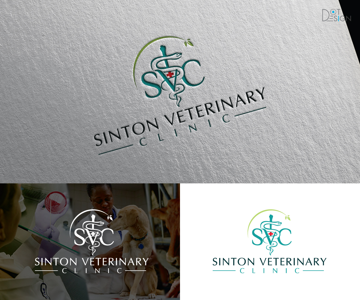 Logo Design by Dot Design 3 for Sinton Veterinary Clinic | Design #24102636