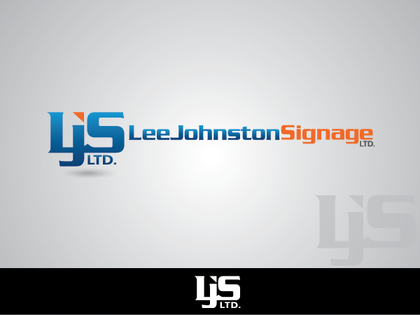 Logo Design by ArtCrowd™ for Lee Johnston Signage Ltd | Design #721663