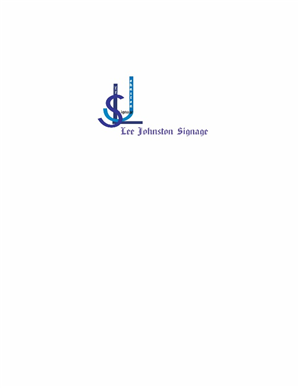 Logo Design by Vizi Stylez for Lee Johnston Signage Ltd | Design #721328