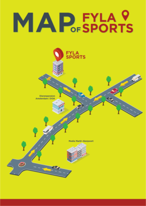 graphic design project - map illustration  | Graphic Design by desainerd