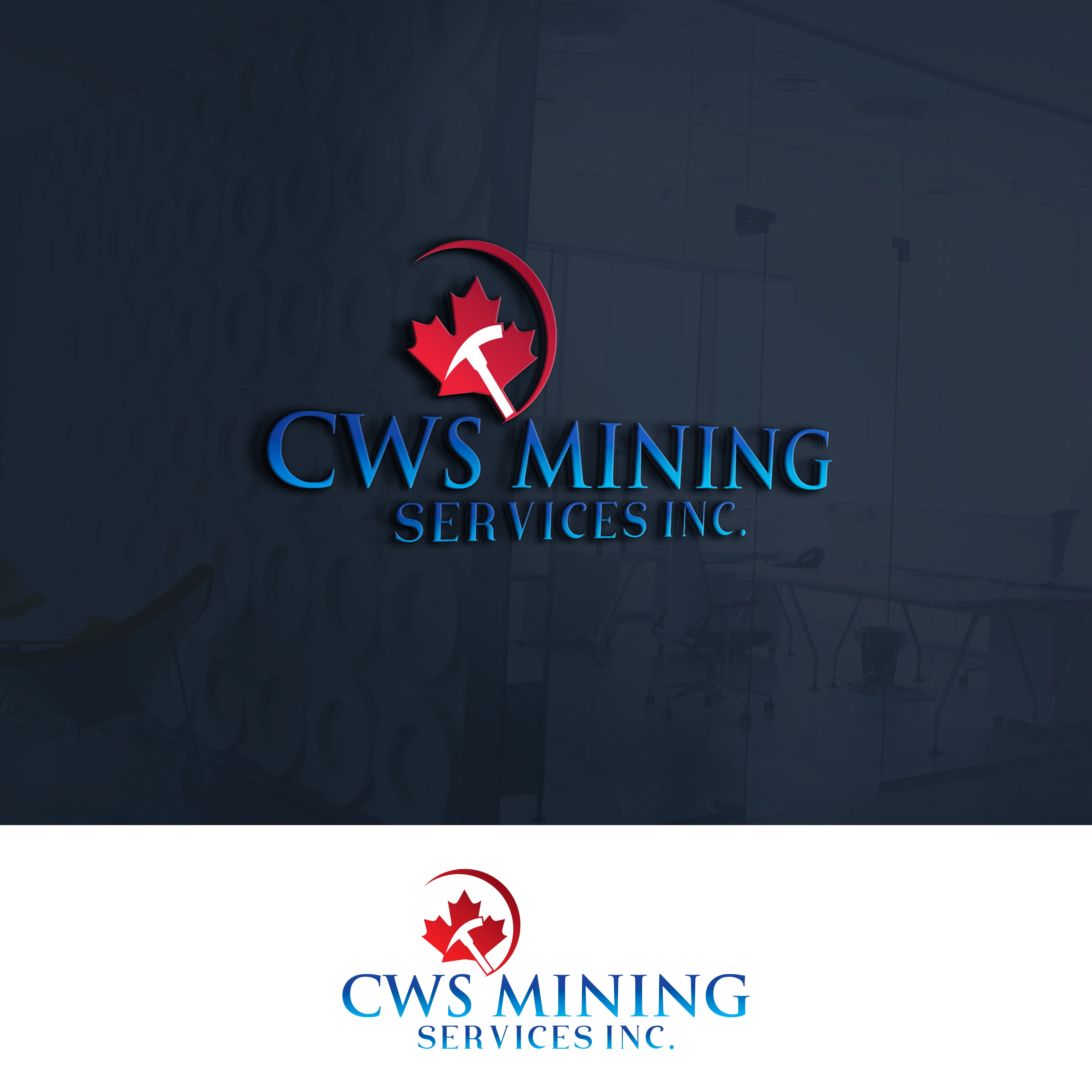 Logo Design by 4AD for CWS Mining Services Inc. | Design #24099946