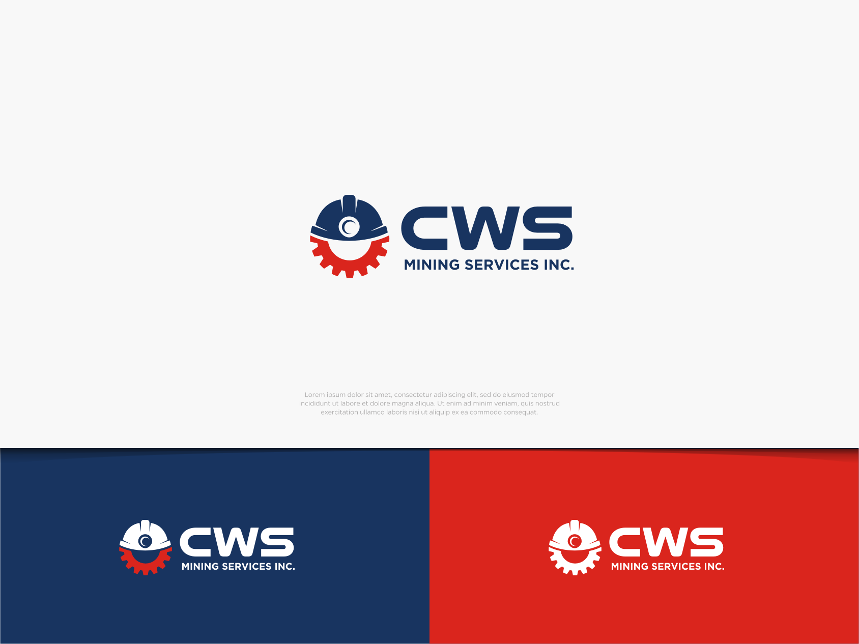 Logo Design by CKS d e s i g n for CWS Mining Services Inc. | Design #24084740