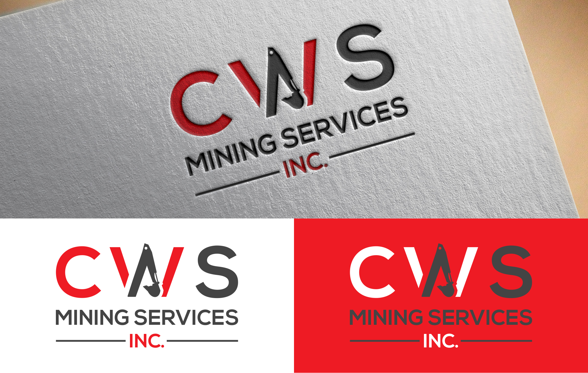 Diseño de Logo por avoava para CWS Mining Services Inc. | Diseño #24095373