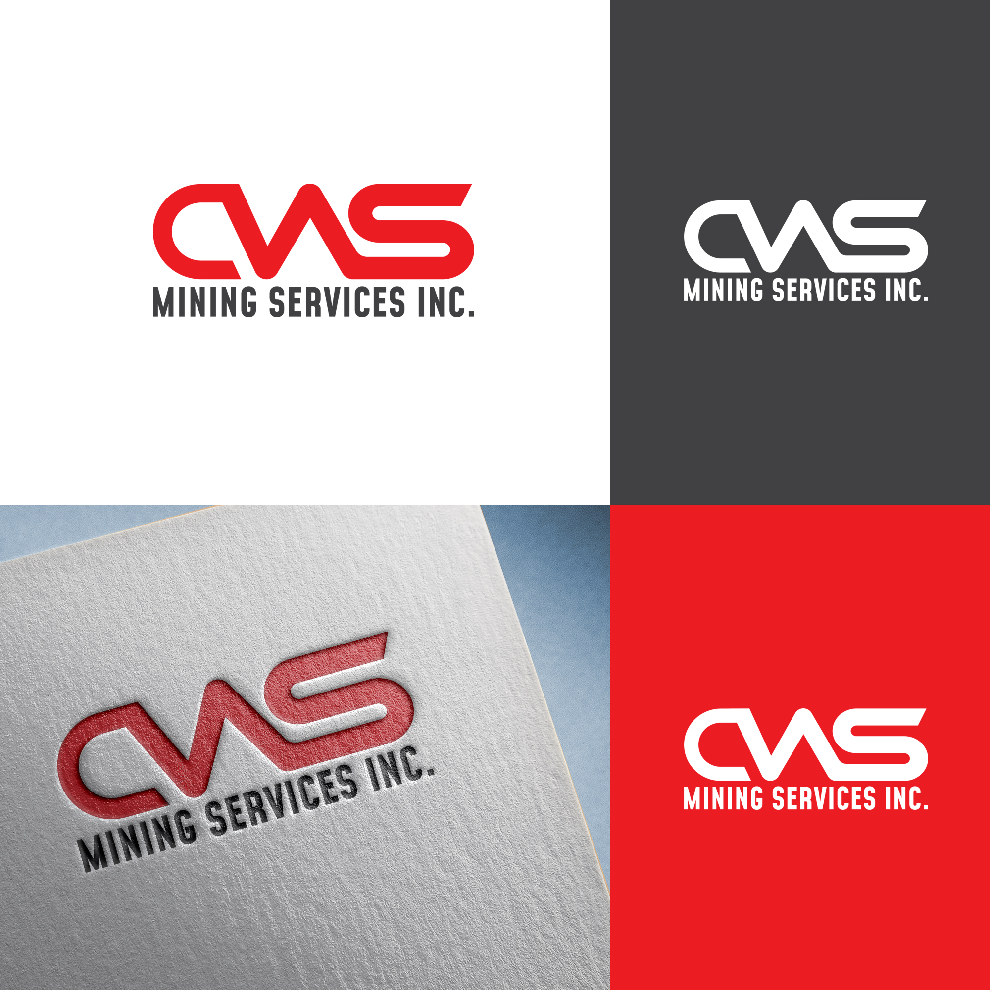 Logo Design by MarkazAlrusumatOfficial for CWS Mining Services Inc. | Design #24099669