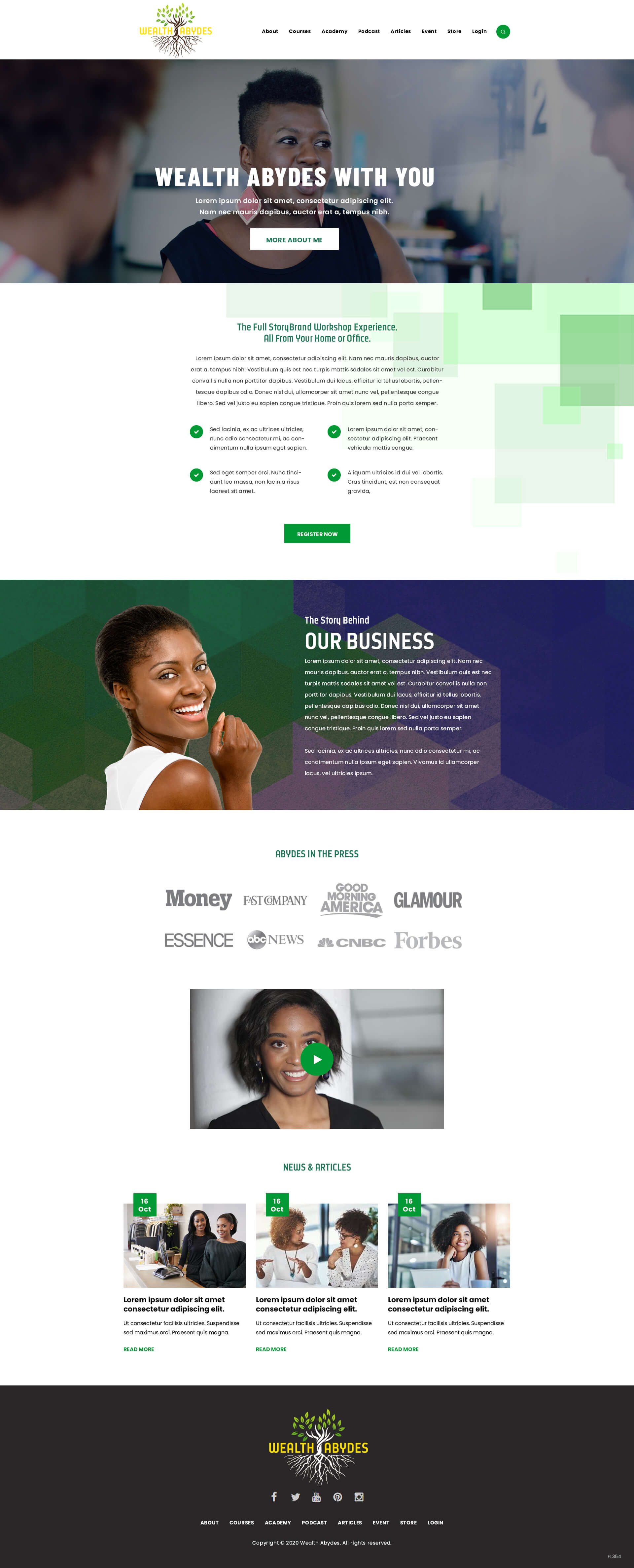 Web Design by pentaxial for ABC Lush | Design #24094872