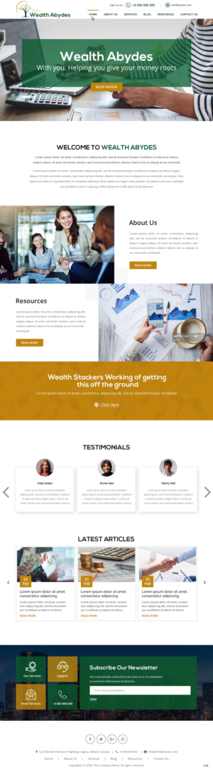 Web Design by pb for ABC Lush | Design: #24091271