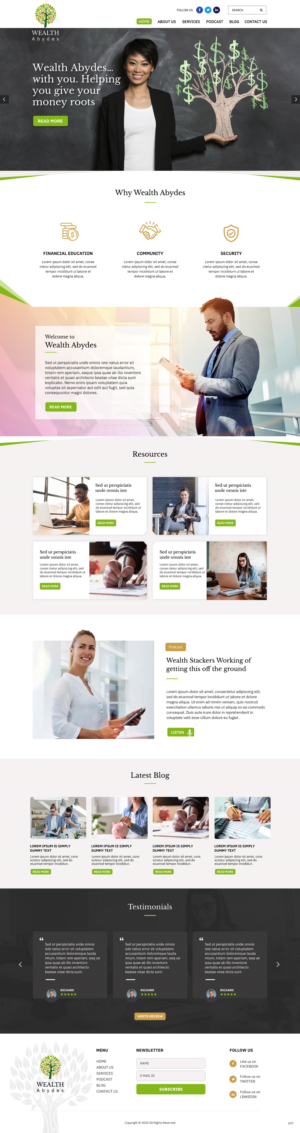 Web Design by pb for ABC Lush | Design: #24091279