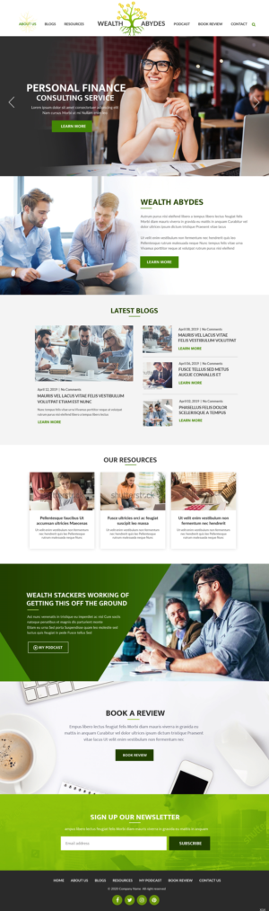 Web Design by pb for ABC Lush | Design: #24091280