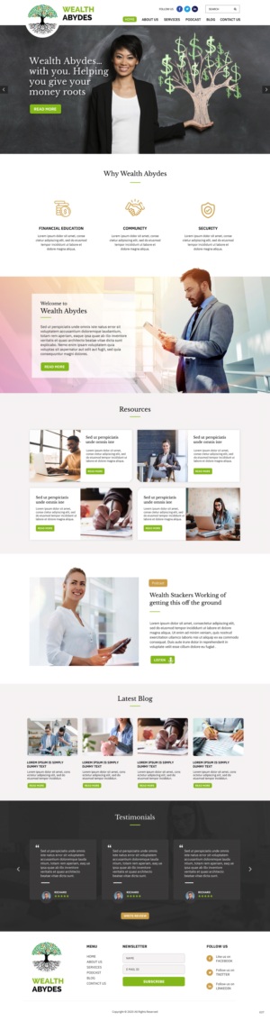 Web Design by pb for ABC Lush | Design #24108629