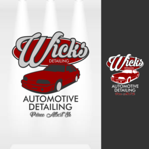 WICKS DETAILING, AUTOMOTIVE DETAILING, PRINCE ALBERT SK | Logo Design by Gerald Design 3