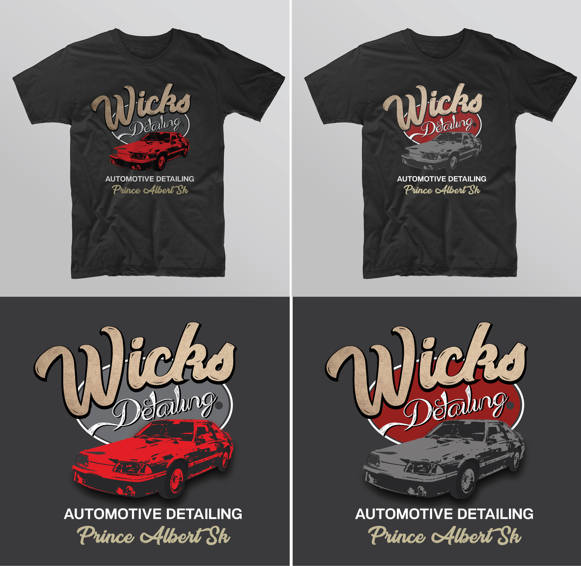 Logo Design by u2square for Wicks Detailing | Design #24134073