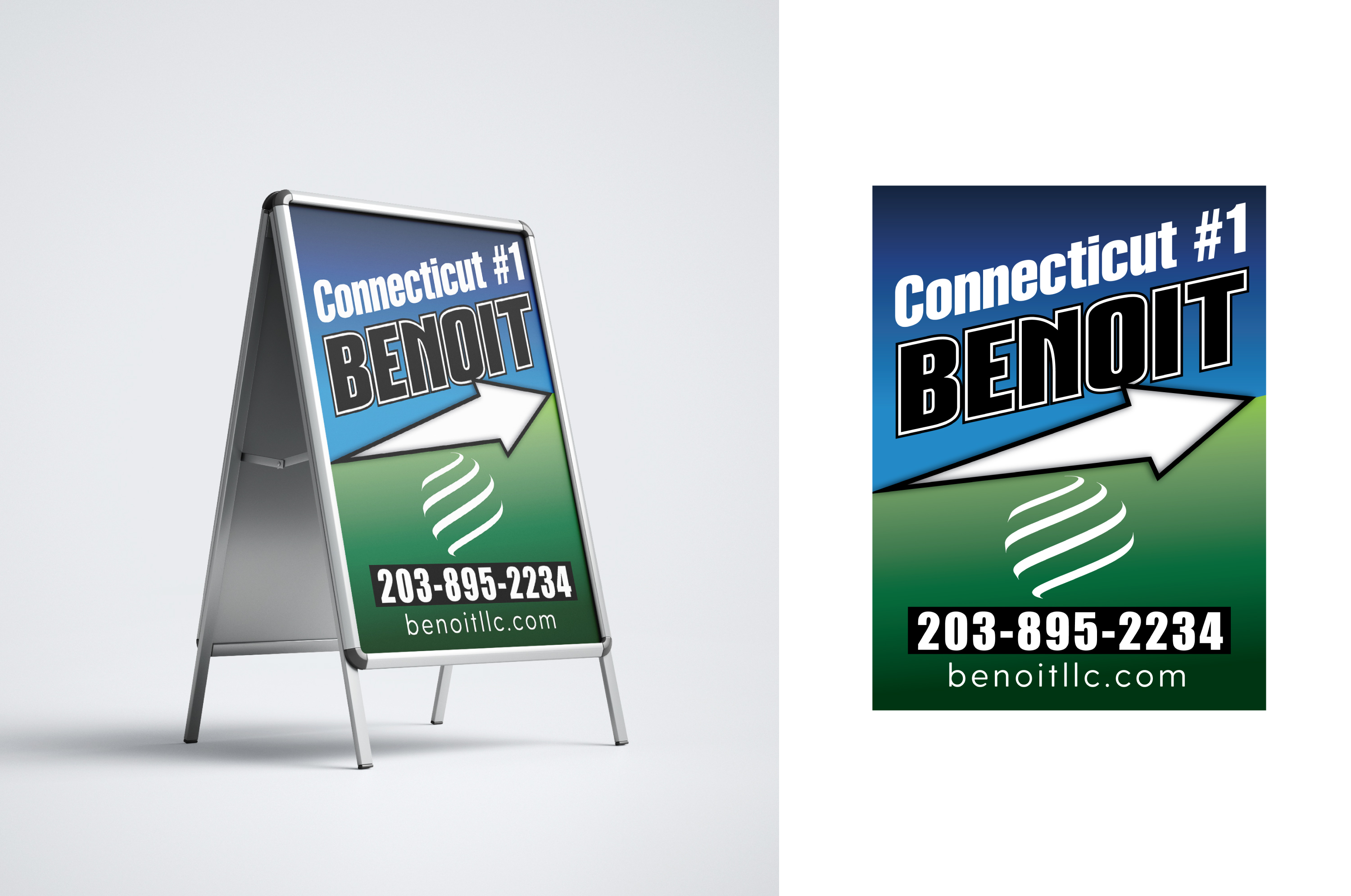 Diseño de Señalética por Impressive Solutions para Benoit Restoration & Remodeling Group LLC | Diseño #24086477