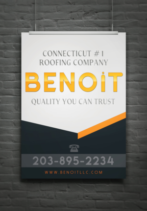 Diseño de Señalética por Brankac para Benoit Restoration & Remodeling Group LLC | Diseño: #24139342