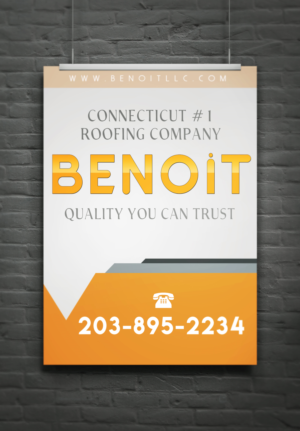 Diseño de Señalética por Brankac para Benoit Restoration & Remodeling Group LLC | Diseño: #24139343
