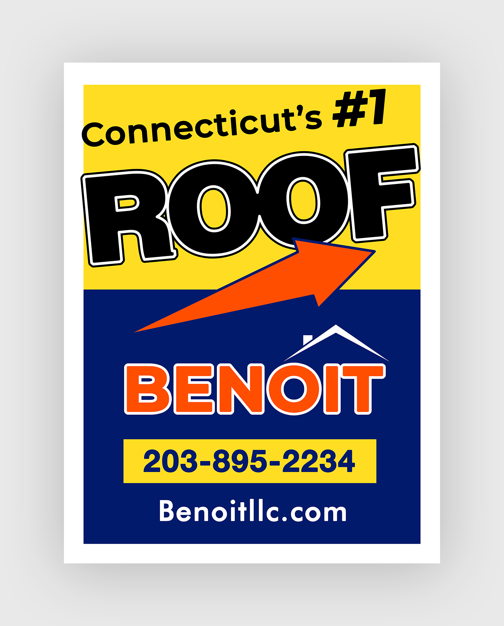 Signage Design by aberyor for Benoit Restoration & Remodeling Group LLC | Design #24098937