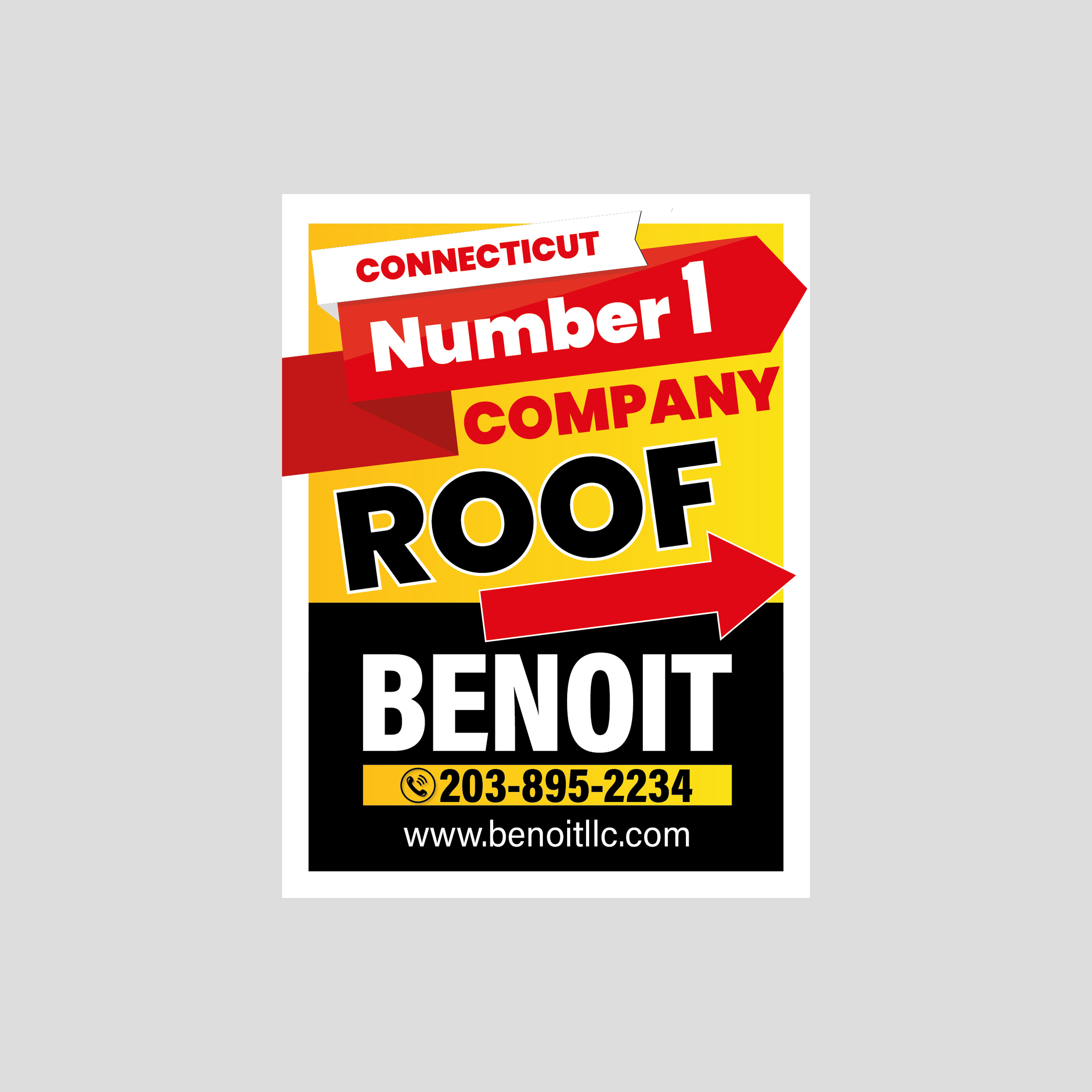 Signage Design by Electra Films for Benoit Restoration & Remodeling Group LLC | Design #24145287