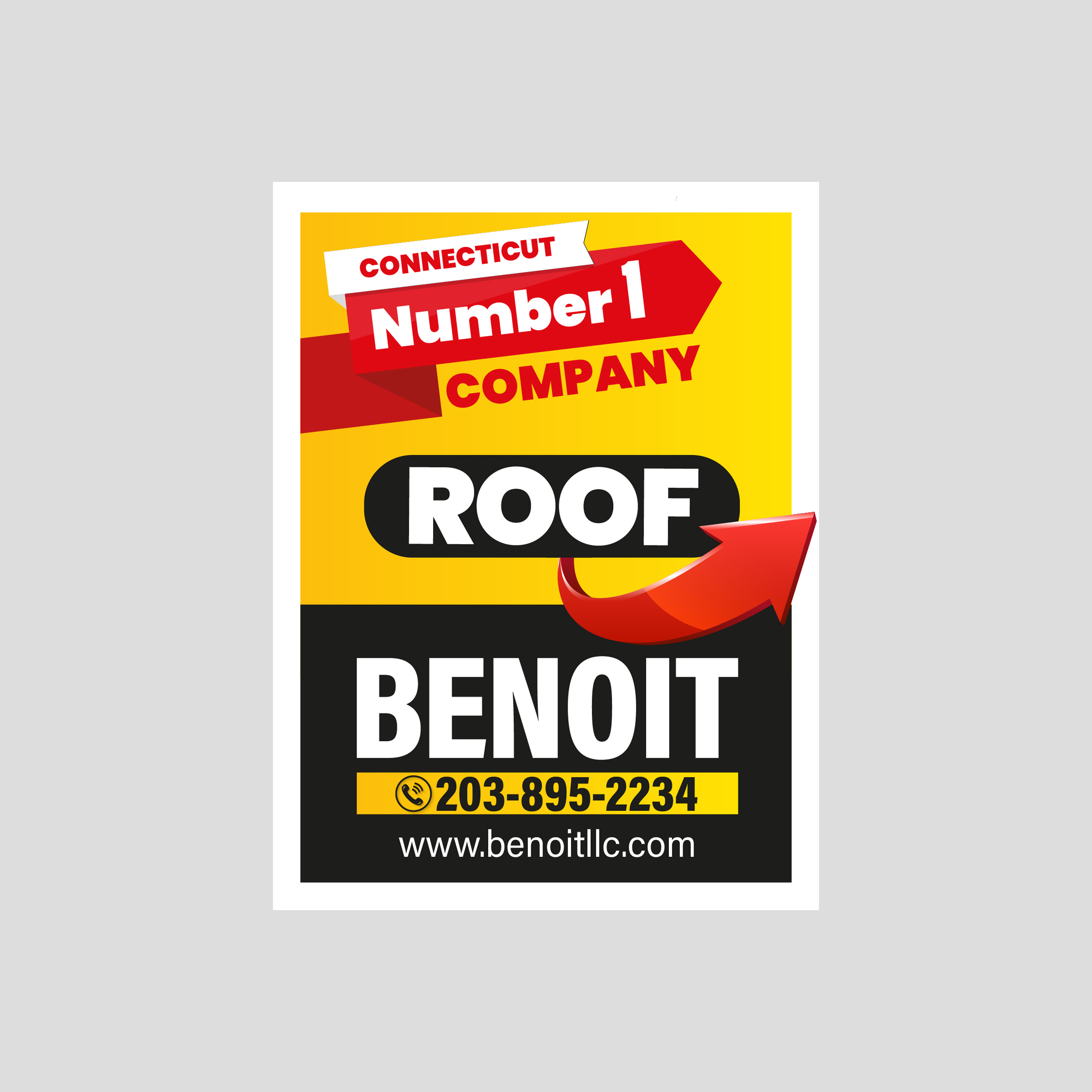 Signage Design by Electra Films for Benoit Restoration & Remodeling Group LLC | Design #24145349