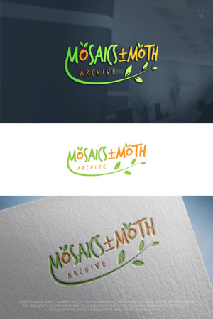 Mosaics + Moth Archive | Logo Design by GoodTimes$$$