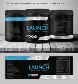 Nutritional Supplements business needs a label for a bottle. | Diseño de Etiqueta por ARTOGRAPHY
