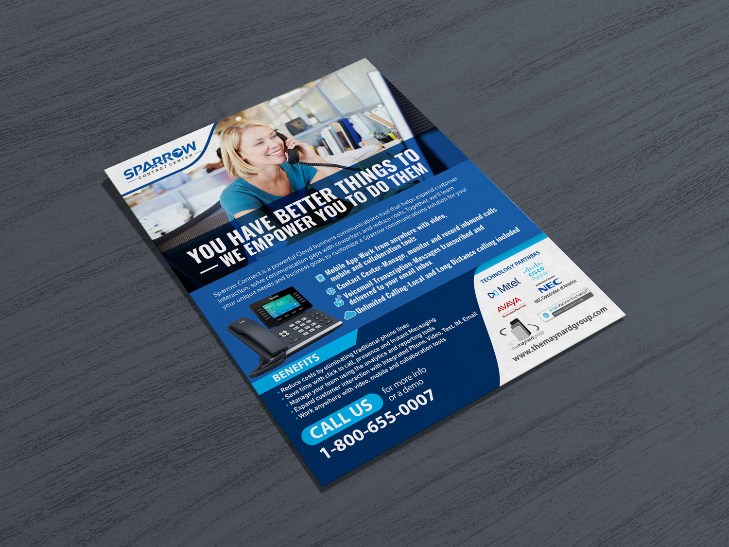 Flyer Design by Sergio Coelho for The Maynard Group | Design #24085141