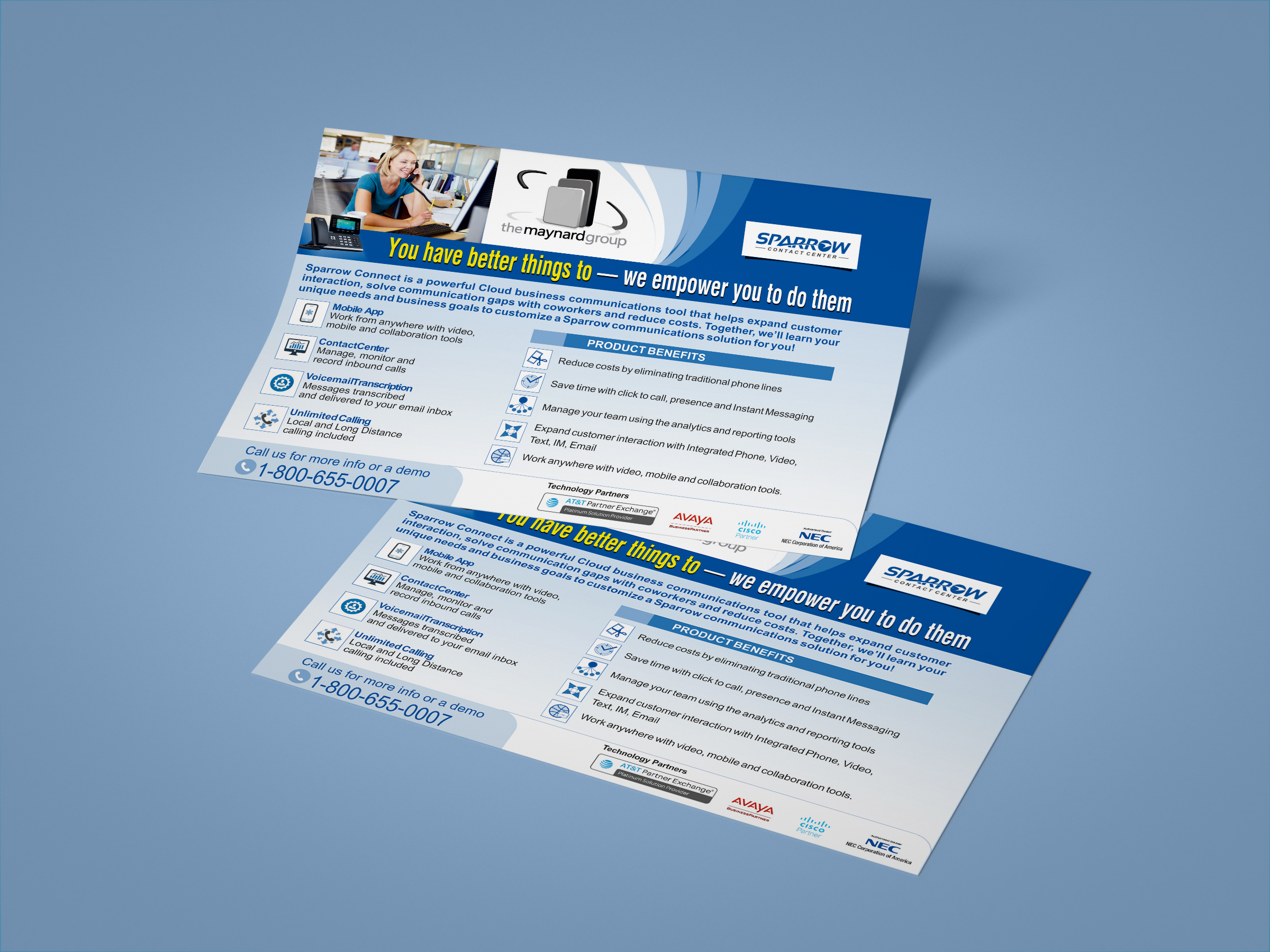 Flyer Design by NJB for The Maynard Group | Design #24143361