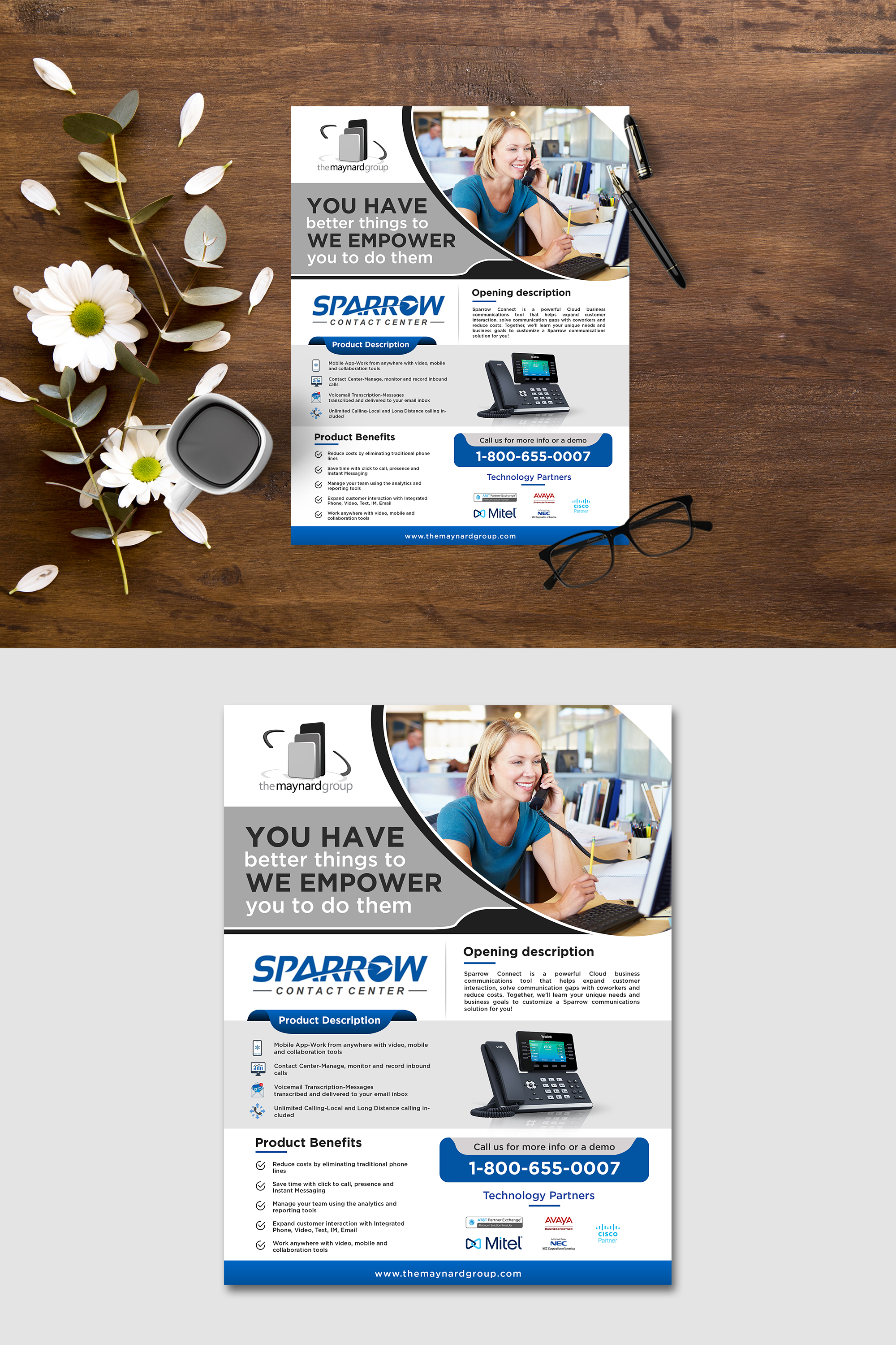 Design de Flyer par debdesign pour The Maynard Group | Design #24150370