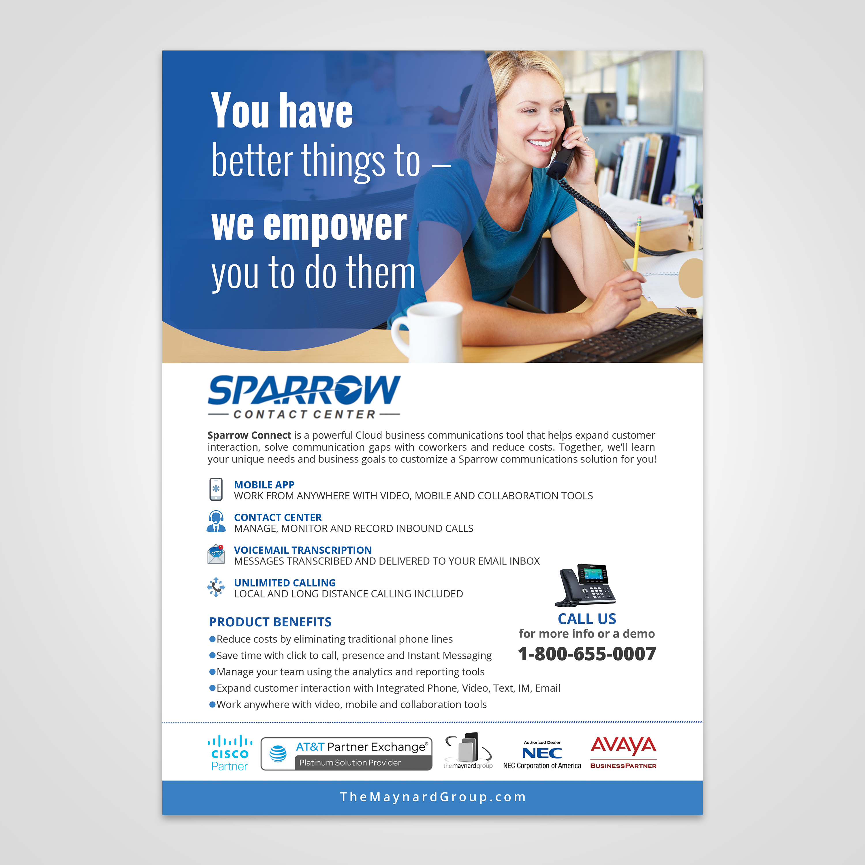 Flyer Design by Navisol Creatives for The Maynard Group | Design #24098626