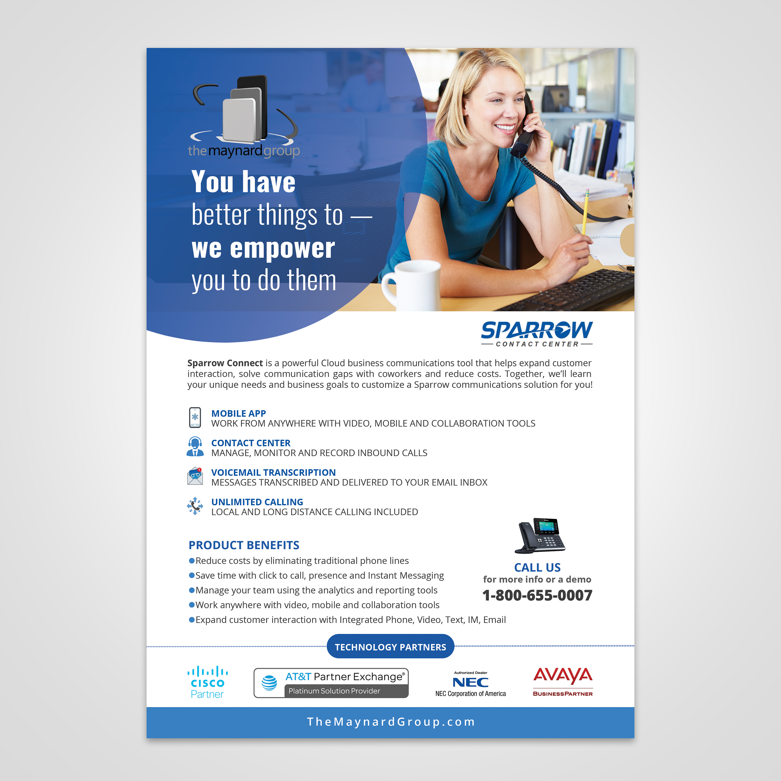 Flyer Design by Navisol Creatives for The Maynard Group | Design #24124351