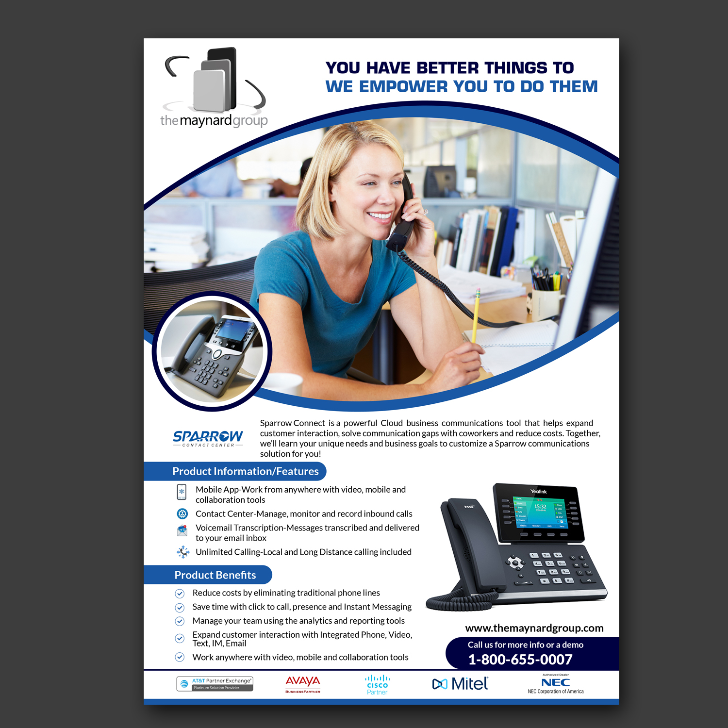 Diseño de Flyer por Schöpfer para The Maynard Group | Diseño #24091745
