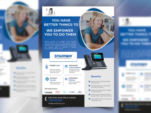 Telecommunications Flyer | Diseño de Flyer por bright design