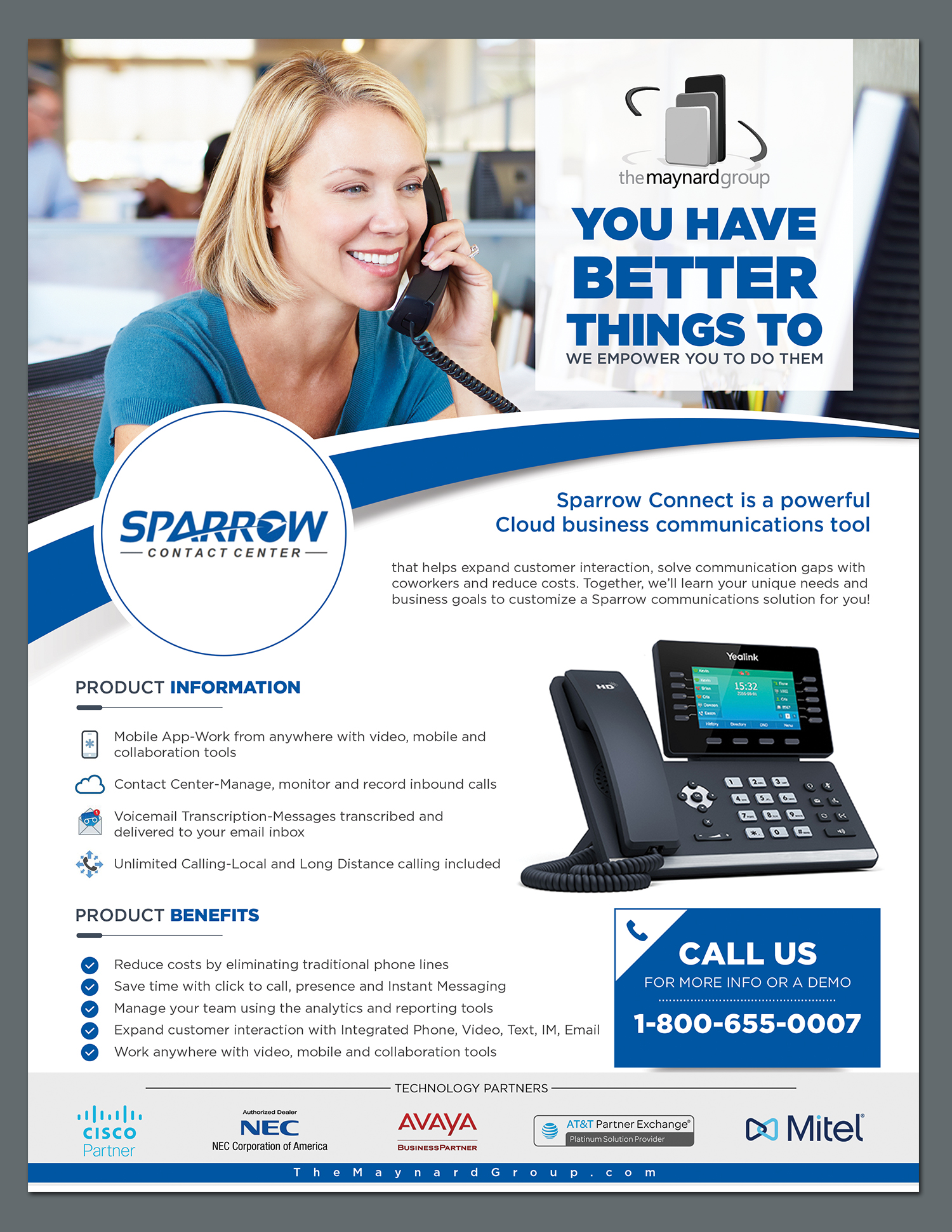 Flyer Design by BLUE WINGS for The Maynard Group | Design #24146815