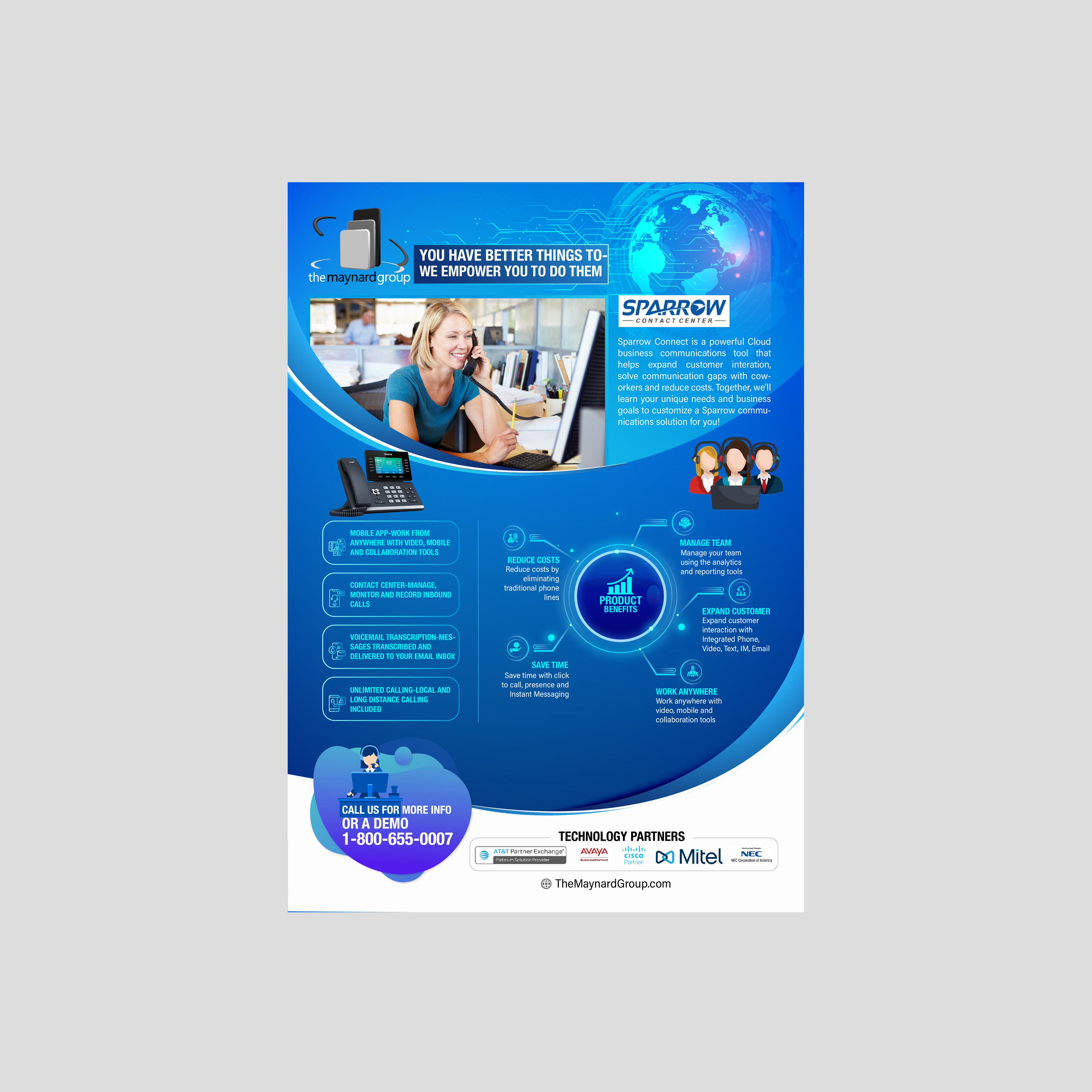 Flyer Design by Electra Films for The Maynard Group | Design #24265153