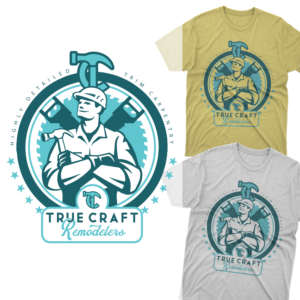 TrueCraft Remodelers t shirt design | Diseño de Camiseta por cahayafatimah
